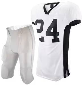 Dernière arrivée maillot d'équipe sportive unisexe ensembles de pantalons de haute qualité uniforme de football américain à séchage rapide élégant et durable grande taille - Product Image 4