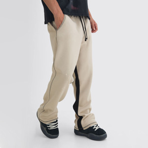 Pantalones Deportivos de Hombre con Estampado Serigrafiado, 100% Algodón, Felpa, Pierna Ancha, Pantalones Deportivos de Alta Calidad para Hombre - Product Image 3