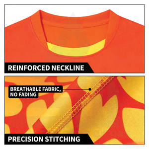 Ensemble Maillot de Football Imprimé par Transfert Thermique Tendance, Respirant et Séchage Rapide, 100% Polyester, Personnalisable pour Homme - Product Image 5