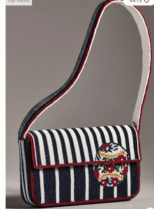 Bolso de fiesta de compras de noche de gran capacidad de algodón bohemio para mujer indio, bolsos de hombro de mensajero con cuentas bohemias hechos a mano - Product Image 3