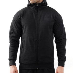 Sweat-shirt de sport professionnel deux pièces à capuche avec logo personnalisé pour hommes de qualité supérieure pantalon de survêtement ensemble hiver motif solide 100% - Product Image 2