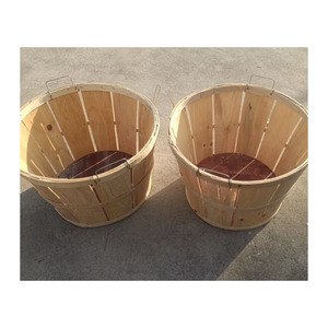 Cestas de madera Cangrejo de madera Bushel, Cesta de cangrejo de madera de primera calidad a precio barato, Cesta de mariscos naturales - Product Image 4