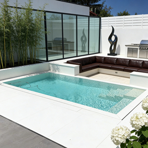 Piscines en fibre de verre pour les passionnés de natation, piscines enterrées sur mesure pour les complexes hôteliers, les hôtels et les jardins, directement de l'usine - Product Image 3