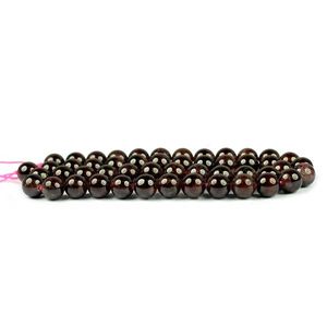 Cuentas Sueltas Redondas de Granate Natural de 8mm, 45-50 Piezas para la Creación de Joyas, Energía y Pasión - Product Image 3
