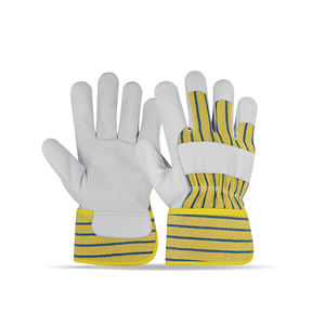 Guantes de Seguridad de Cuero Vacuno de Alta Calidad, Cuero Genuino - Product Image 3