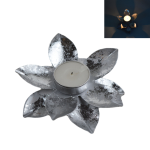 Brillant argent fer T support de lumière créatif Foiling Design salon Table à manger bougie décoration accessoires bougeoirs en métal - Product Image 1
