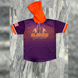 เสื้อฮู้ดแขนสั้นผู้ชายแบบสั่งทำพิเศษ เนื้อผ้าฟลีซน้ำหนักเบา ระบายอากาศได้ดี แห้งเร็ว คุณภาพสูง สำหรับฤดูหนาว - Product Image 6