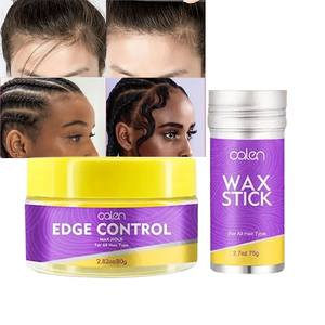 Oalen Extreme <span class=keywords><strong>Max</strong></span> <span class=keywords><strong>Hold</strong></span> Hair <span class=keywords><strong>Wax</strong></span> Gel de pommade organique avec contrôle des pointes pour extensions de cheveux bouclés et crépus avec étiquetage privé - Product Image 1
