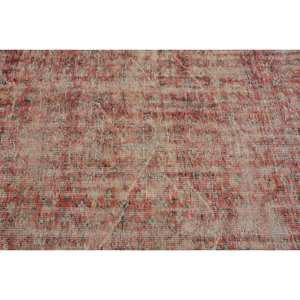 พรมแนววินเทจสไตล์ตุรกีเป็นมิตรต่อสิ่งแวดล้อม4.2 x 8.9ft ผ้าขนแกะดีไซน์เย็บปะติดปะต่อกันสีแดงขนาดกลางกองพื้นที่ขนาดใหญ่สี่เหลี่ยมผืนผ้าห้องโถงรุ่นใหม่ - Product Image 5