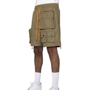 Pantalones Cortos Cargo Sólidos de Secado Rápido para Hombre - Material de Alta Calidad, Cintura Elástica, Fáciles de Lavar, Tallas Personalizables - Product Image 6