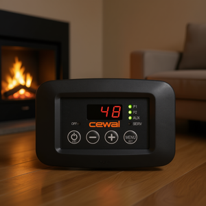 Unidad de Control Electrónico Integrada para Chimeneas Termoeléctricas Cewal Tronicam DGT con Funciones de Control - Product Image 3