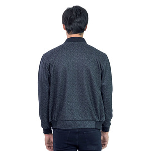 Chaqueta bomber con cremallera de invierno personalizable para hombre con cuello levantado y dobladillo acanalado último diseño disponible para venta al por mayor - Product Image 2