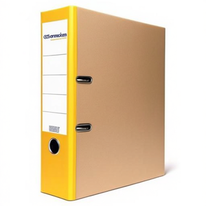 Soennecken 80mm DIN <b>A4</b> Binder Cardboard File <b>Folder</b> with Outer Paper and Inner Yellow Paper Lamination - Product Image 3