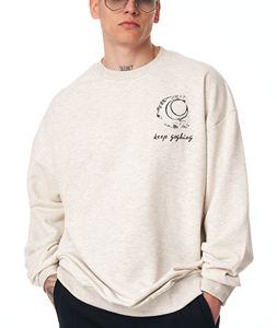 Sudadera con capucha beige Premium básica personalizada de algodón pesado de gran tamaño para hombre, oferta al por mayor, tendencia 2024, servicio OEM calificado - Product Image 5
