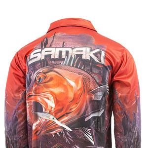 Camiseta Polo de pesca de manga larga personalizada profesional al por mayor secado rápido transpirable con protección UPF 50 - Product Image 6