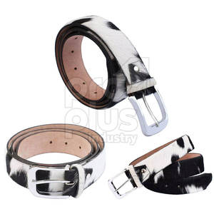 Ceinture en cuir de vachette faite à la main pour homme, décontractée, pour le bureau, boucle en acier de luxe, durable, écologique - Product Image 2