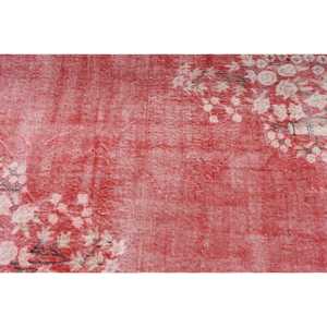 Tapis vintage d'inspiration orientale turque rouge, 3,5 x 6,3 pieds - Product Image 5
