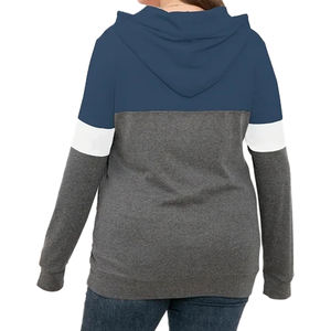 Sudaderas con capucha de cuello redondo de alta calidad de moda informal lujosa fabricante de ropa personalizada OEM de BD Garments Factory - Product Image 3