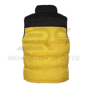 Chaqueta acolchada impermeable personalizada de invierno informal al por mayor, chaleco acolchado de talla grande, chaqueta sin mangas, chaleco acolchado para hombre - Product Image 2