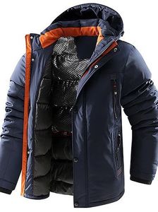 Chaqueta acolchada de alta calidad Unisex, nailon a prueba de agua, estilo informal, cierre de cremallera, botón de tela de lona transpirable para todas las estaciones - Product Image 5