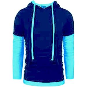 Sweat à capuche zippé noir surdimensionné 100% coton de haute qualité pour hommes avec impression DTG personnalisée et fermeture éclair bidirectionnelle - Product Image 5