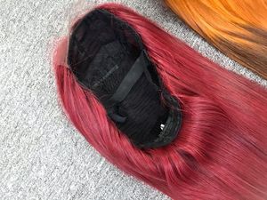 Hueso recto HD peluca con malla frontal completa 100 cabello humano vietnamita virgen crudo sin procesar 13x4 peluca Frontal de encaje preplucket - Product Image 4