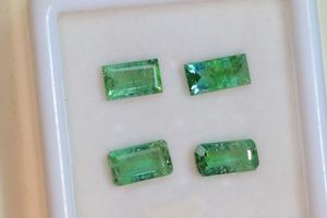 Impresionante piedra preciosa de turmalina verde forma de Octágono semipreciosa para hacer joyería piedra de corte facetado de turmalina verde suelta - Product Image 6