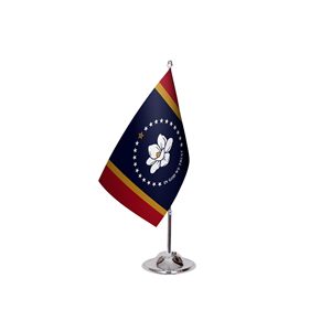 Drapeaux/bannières de bureau personnalisés imprimés numériquement avec l'image du Mississippi, en tissu/coton/polyester, 3x5 pieds - Product Image 3