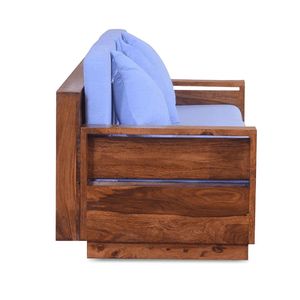 Contemporary Solid <b>Wood</b> <b>Sofa</b> Set For Living Room Office Lounge And Hotel Furniture With Strong <b>Frame</b> Soft Cushions - Product Image 2