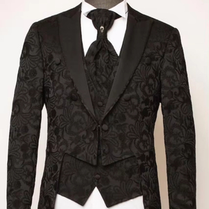 DESIGNER STUNNING BLAZER,WHITE SHIRT & <b>PANT</b> TUXEDO 3 PIECES SUITS WITH HIGH QUALITY of FABRICS for PARTY-WEAR/WEDDING@2024 - Product Image 1