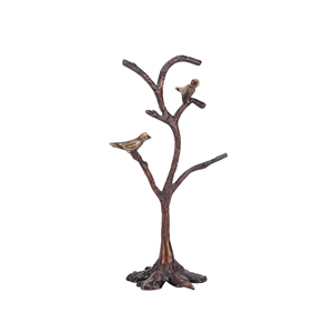 Shubhan Présentoir d'arbre en laiton massif fait à la main Finition antique rustique Figurine Feng Shui religieuse polie - Product Image 2