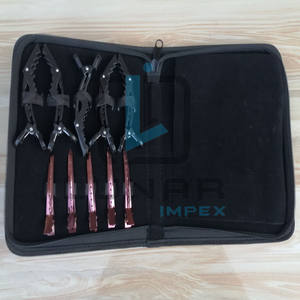 Pinces crocodiles de coiffure avec outils et accessoires de salon de coiffure en couleur plasma or rose étiquetage de marque personnalisé disponible - Product Image 5