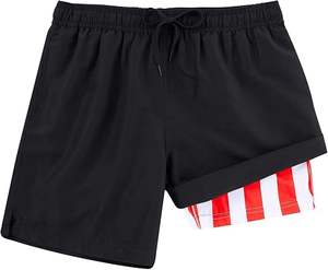 Shorts de sport 2-en-1 pour hommes avec boucle porte-serviette, maille respirante et collants intérieurs – Idéal pour l'entraînement et le fitness - Product Image 1