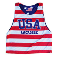 Polyester Mesh Lacrosse Pinnies Hommes Et Femmes Réversible Formation Scrimmage Gilets Attrayant Unique Athlètes