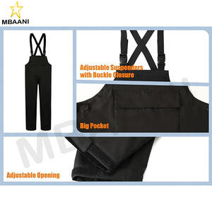 Combinaison de pluie de pêche pour hommes, veste de pluie imperméable pour la navigation à voile, pantalon à bretelles avec capuche, équipement pour les intempéries - Product Image 3