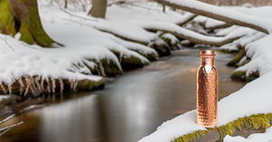 Recipiente de cobre martillado hecho a mano, botella de agua, accesorios para beber para reducir la ingesta de azúcar y disfrutar de beneficios para la salud al instante - Product Image 3