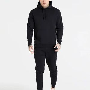 Ensemble de jogging de qualité supérieure pour hommes, survêtement de couleur personnalisée, vêtements d'hiver élégants, coupe régulière, streetwear uni, sweat-shirt et jogging - Product Image 1