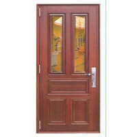 Portes Doubles en Bois Classiques Modernes, Designs Étanche en Bois Massif Finition Naturelle, Portes Intérieures d'Appartement et Commerciales, Garantie 3 Ans