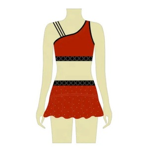 Recién llegado, uniformes de porristas de calidad superior para niñas y registro impreso de calidad de tendencia para sublimaciones - Product Image 4