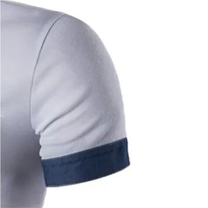 2025 dernière arrivée vêtements de mode hommes polos coton tissu hommes polos nouveau Style en gros hommes Polo t-shirts pour adulte - Product Image 5