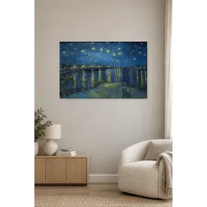 Impression sur toile Fida Van Gogh Nuit étoilée au-dessus de la Rhône - Product Image 2