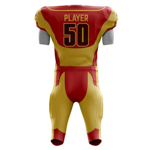 Uniforme de Fútbol Americano Personalizado 2026 de Alta Calidad, Transpirable, de Poliéster, Talla XL, con Nombre Impreso, Servicios OEM/ODM Disponibles - Product Image 2