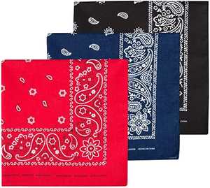 Pañuelo Personalizado de Algodón 100% Suave, Venta al por Mayor, Impresión Reactiva, Pañuelo Clásico con Diseño Paisley - Product Image 2