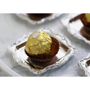 Forme personnalisée, argenterie, plateau de service à chocolat, design classique, articles du Ramadan, serveur de dattes en chocolat pour fournisseurs en gros - Product Image 2