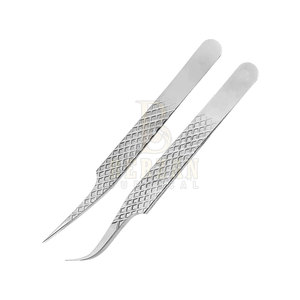 Pince à cils d'isolation de marque privée personnalisée en acier inoxydable de la meilleure qualité pour les extensions de cils - Product Image 2