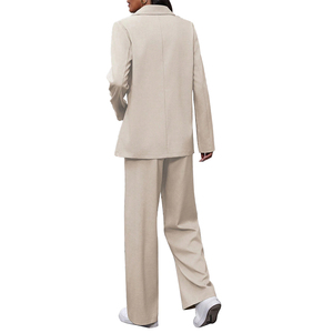 ชุดเบลเซอร์แขนยาวและกางเกงลำลอง2ชิ้นสำหรับสาวออฟฟิศสูทเบลเซอร์2026เทรนด์ใหม่ - Product Image 2