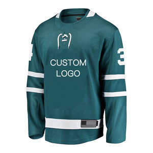 Vente en gros maillot de hockey sur glace brodé personnalisé maillot de hockey sur glace réutilisable maillot de hockey sur glace entraînement vêtements de hockey sur glace - Product Image 1