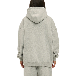 Sweat à capuche pour homme de qualité supérieure, imprimé sur mesure, en molleton 100% coton 210 g/m², délavé à l'acide, teint uni, coupe classique avec poche - Product Image 5