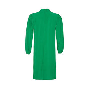 Tunique vintage en mousseline de soie pour femme avec col mandarin à volants - Product Image 3
