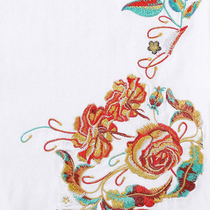 Gran oferta, camiseta bordada gruesa y pesada de alta calidad, camiseta en blanco de algodón transpirable con estampado de bordado personalizado para hombre, venta al por mayor - Product Image 6